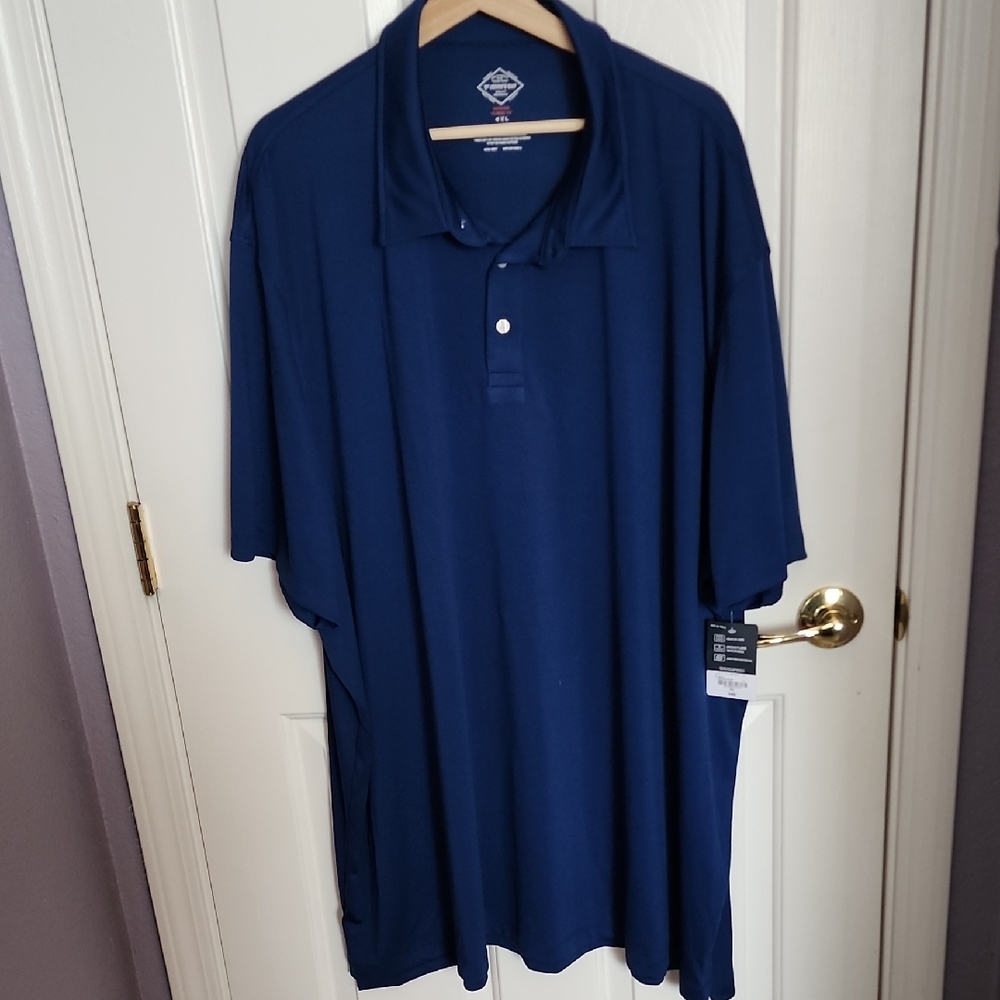 St John's Bay Men's Blue Polo Shirt